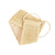 Eco Bath Natural Sisal & Cotton Back Strap Folded